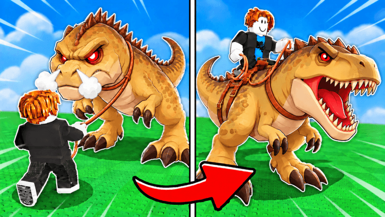 Official Ride a Dino riding artwork